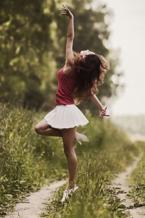 Dancing Girl Portrait